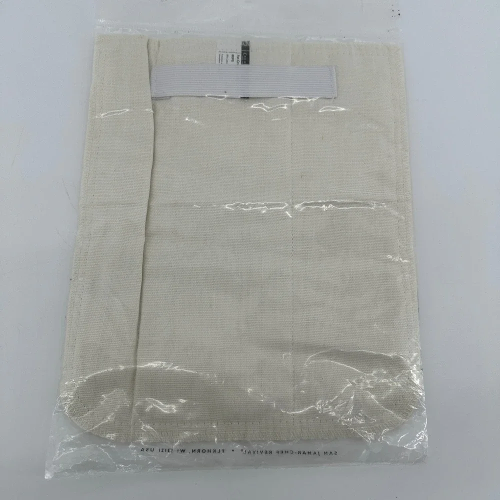 CrewWare Pan Grabber Baker's Pad Terry Cloth with Wrist Strap 803PG Cream